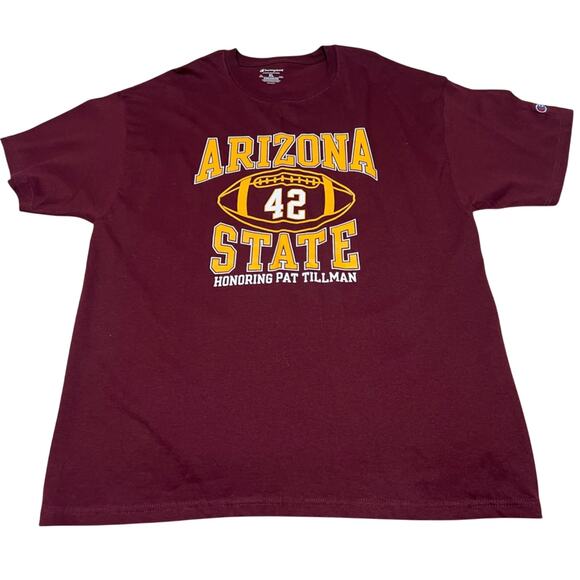 Champion Brand Pat Tillman Football ASU NFL Shirt Size XL HONOR INTEGRITY RARE - Picture 1 of 5